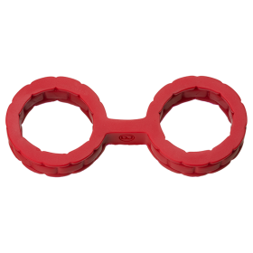 Japanese Bondage Silicone Cuffs Small Red